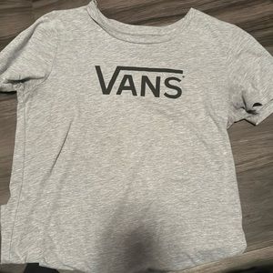 Grey vans youth large (girls)